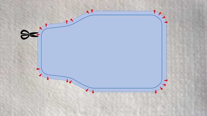 カーブに切り込み